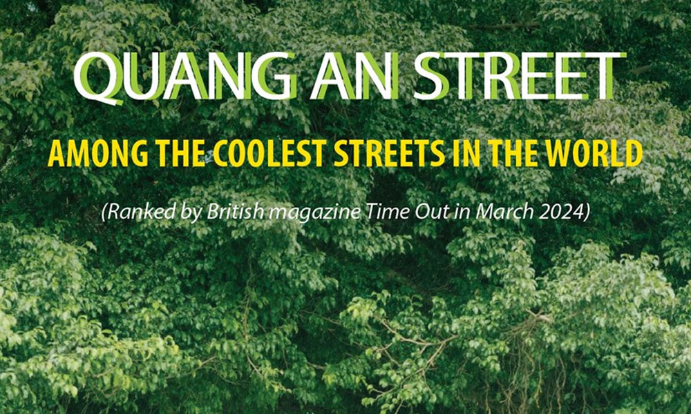 Quang An listed among the coolest streets in the world